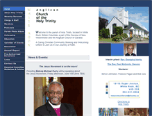 Tablet Screenshot of holytrinitywhiterock.org